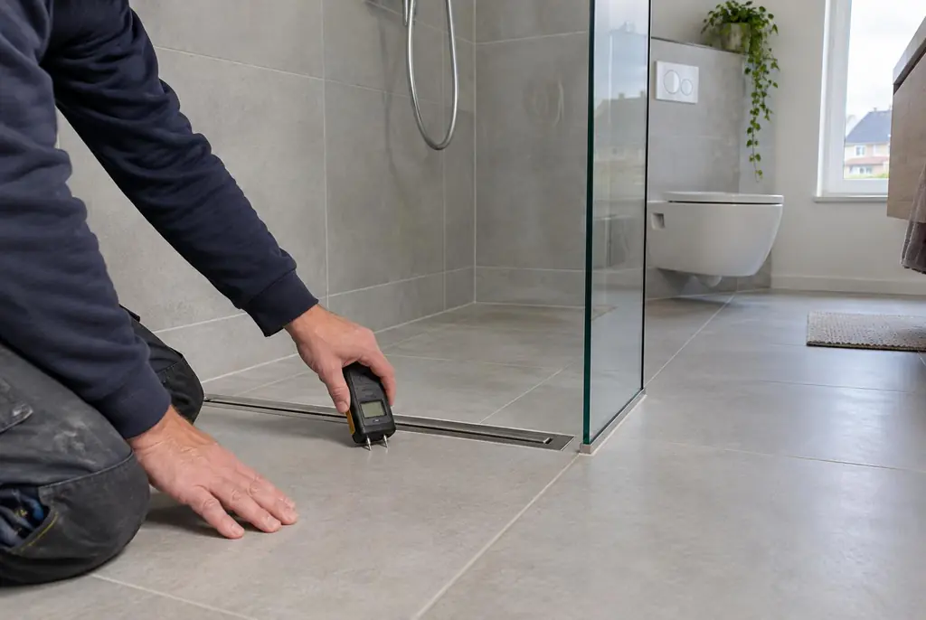Lekdetectie Wezep – badkamer in een nieuwbouwwoning